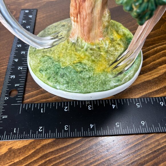 Vintage Pheasant Figurine Ugo Zaccagnini Italian Porcelain Pheasants - Picture 14 of 15